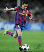 FUSSBALL  International CHL 09/10 :  Pedro Rodriguez  (Barca)