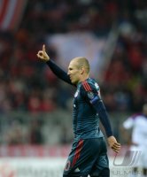 FUSSBALL  CHL  Saison 2013/2014: JUBEL Arjen Robben (FC Bayern Muenchen)