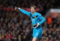FUSSBALL  International CHL 09/10 :  Edwin van der Sar (ManU)