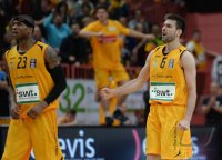 Basketball 1. Bundesliga 14/15 Hauptrunde:  Walter Tigers Tuebingen - BG Goettingen