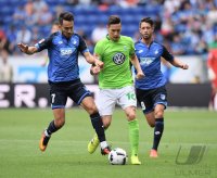Fussball 1. Bundesliga Saison 2016/2017: TSG 1899 Hoffenheim - VfL Wolfsburg