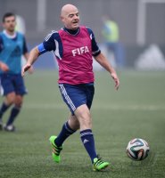FIFA Praesident Gianni Infantino (Schweiz) erster Tag im Home of Fifa