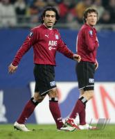 Fussball Uefa-Pokal: Hamburg - Bukarest, HSV enttaeuscht