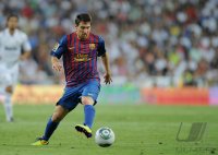 FUSSBALL International Primera Division/Super Cup 2011:  Lionel Messi (Barca)