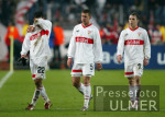 FUSSBALL CHL  Enttuschung  VfB Stuttgart