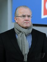 Fussball 1. Bundesliga  Saison 2011/2012:  Praesident Fitz Keller (SC Freiburg)