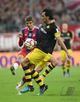 Fussball 1. Bundesliga Saison 14/15: FC Bayern Muenchen - Borussia Dortmund