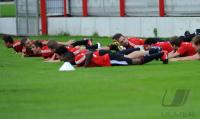 Fussball 1. Bundesliga: Training beim FC Bayern Muenchen
