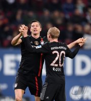 Fussball 1. Bundesliga Saison 14/15: JUBEL FC Bayern Muenchen