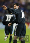 Fussball UCL: Madrid Figo, Morientes