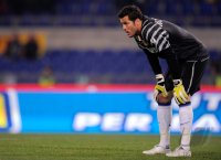 FUSSBALL SERIE A:  Torwart Julio Cesar (Inter Mailand)