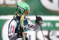 Ski Alpin; Damen Slalom Lienz; Jubel Schild