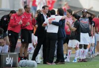 Fussball 1. Bundesliga 10/11 :  JUBEL Trainer Bruno Labbadia (VfB Stuttgart)