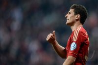 FUSSBALL DFB POKAL  Saison 2012/2013:  FC Bayern Muenchen - VfL Wolfsburg