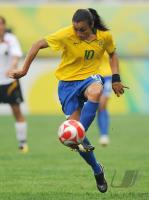 FUSSBALL  Olympia 2008   Vorrunde  Frauen   Deutschland - Brasilien