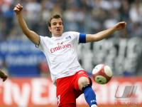 Fussball 1. Bundesliga: Hamburg, VAN DER VAART Einzelaktion