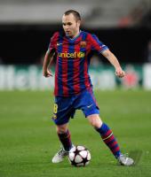 FUSSBALL  International CHL 09/10 : Andres Iniesta (Barca)