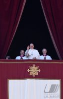 Rom;  Papst Franziskus I. spricht den Urbi Et Orbi Segen