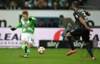 Fussball, 1. Bundesliga  Saison 2014/2015: VfL Wolfsburg - SC Freiburg