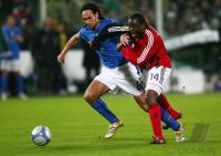 Fussball International Italien-Deutschland; Zweikampf