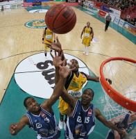 Basketball 1. Bundesliga  07/08  Walter Tigers Tuebingen  -  Deutsche Bank SKYLINERS