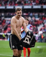 Fussball 1. Bundesliga  Saison  2025/2026  28. Spieltag SC Freiburg - FC Bayern Muenchen