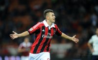 FUSSBALL SERIE A:  Jubel Stephan El Shaarawy (AC Mailand)