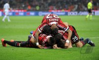 FUSSBALL SERIE A:  Stephan El Shaarawy, Zlatan Ibrahimovic, Antonio Nocerino (v. li., AC Mailand)