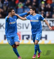 Fussball 1. Bundesliga  2012/2013:  JUBEL Kevin Volland (TSG 1899 Hoffenheim)