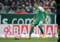Fussball, 1. Bundesliga  Saison 2014/2015: SV Werder Bremen - Borussia Moenchengladbach