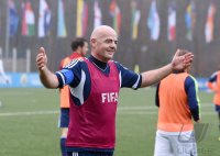 FIFA Praesident Gianni Infantino (Schweiz) erster Tag im Home of Fifa