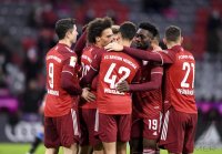Fussball 1. Bundesliga Saison 21/22: FC Bayern Muenchen - Arminia Bielefeld