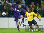 Fussball Uefa-Cup: Dortmund - Wien, Zweikampf