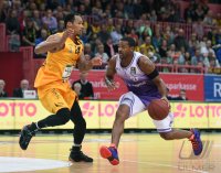 Basketball 1. Bundesliga 15/16 Hauptrunde: Walter Tigers Tuebingen - BG Goettingen