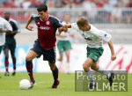 Fussball - DFB-Pokal: Bremen (A) - Muenchen, Zweikampf