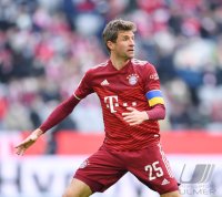 Fussball 1. Bundesliga Saison 21/22: FC Bayern Muenchen - Bayer 04 Leverkusen