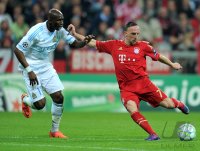 FUSSBALL INTERNATIONAL  CHL Viertelfinale 11/12:  FC Bayern Muenchen - Olympic Marseille