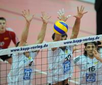 Volleyball 1. Bundesliga  08/09  ENBW TV Rottenburg  1-3  VfB Friedrichshafen