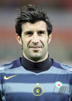 Fussball CL: Mailand, Figo
