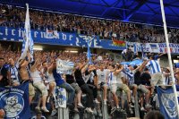 2. Fussball Bundesliga:  Fankurve von Hertha BSC Berlin
