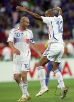 Fussball WM 2006: Brasilien - Frankreich ; Brasil - France