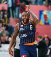 Basketball 1. Bundesliga 15/16 Hauptrunde: Walter Tigers Tuebingen - Eisbaeren Bremerhaven