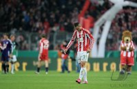 Fussball DFB Pokal 10/11 :  Marko Arnautovic (SV Werder Bremen)  enttaeuscht