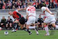FUSSBALL  1. BUNDESLIGA  09/10    VfB Stuttgart - Hannover 96