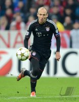 Fussball CHL&Atilde; Saison 12/13:  Arjen Robben (FC Bayern Muenchen)