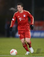 Fussball Regionalliga Sued 2012/2013:  Pierre Emile Hojbjerg, Hoejbjerg, H&Aring;&iexcl;jbjerg (FC Bayern II)