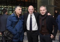 FIFA Praesident Gianni Infantino (Schweiz) erster Tag im Home of Fifa