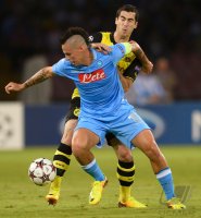 FUSSBALL  CHL  Saison 2013/2014:  SSC Neapel - Borussia Dortmund