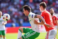 Fussball Europameisterschaft Achtelfinale 2016: Wales - Nordirland