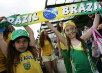 Fussball WM 2006: Trainingsspiel Brasilien-Fluminense Football Club